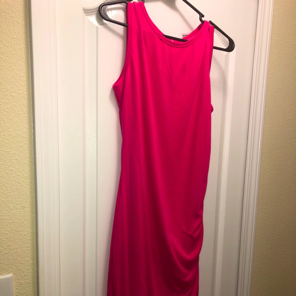 Pink Maternity Dress Medium